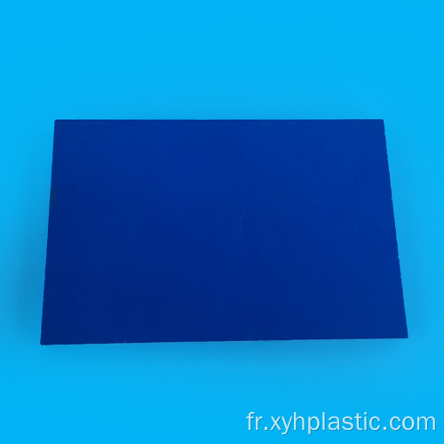 Feuille de PVC bleu simple face pour la colle